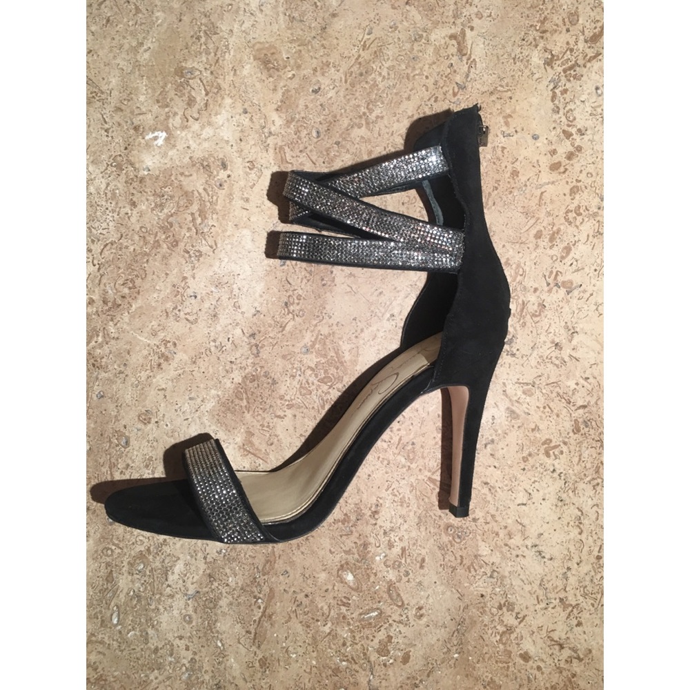 Jessica Simpson 4” Strappy Sparkle Heels size 7.5